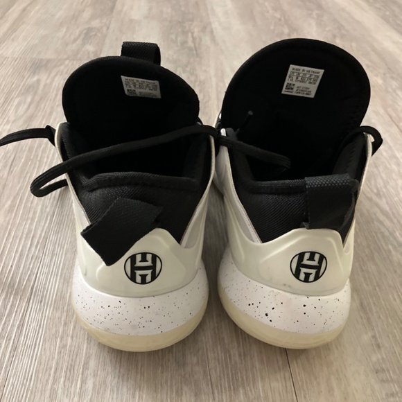 Adidas Harden Stepback 2 ‘black white’ Size 9.5 (men’s) - Picture 6 of 7